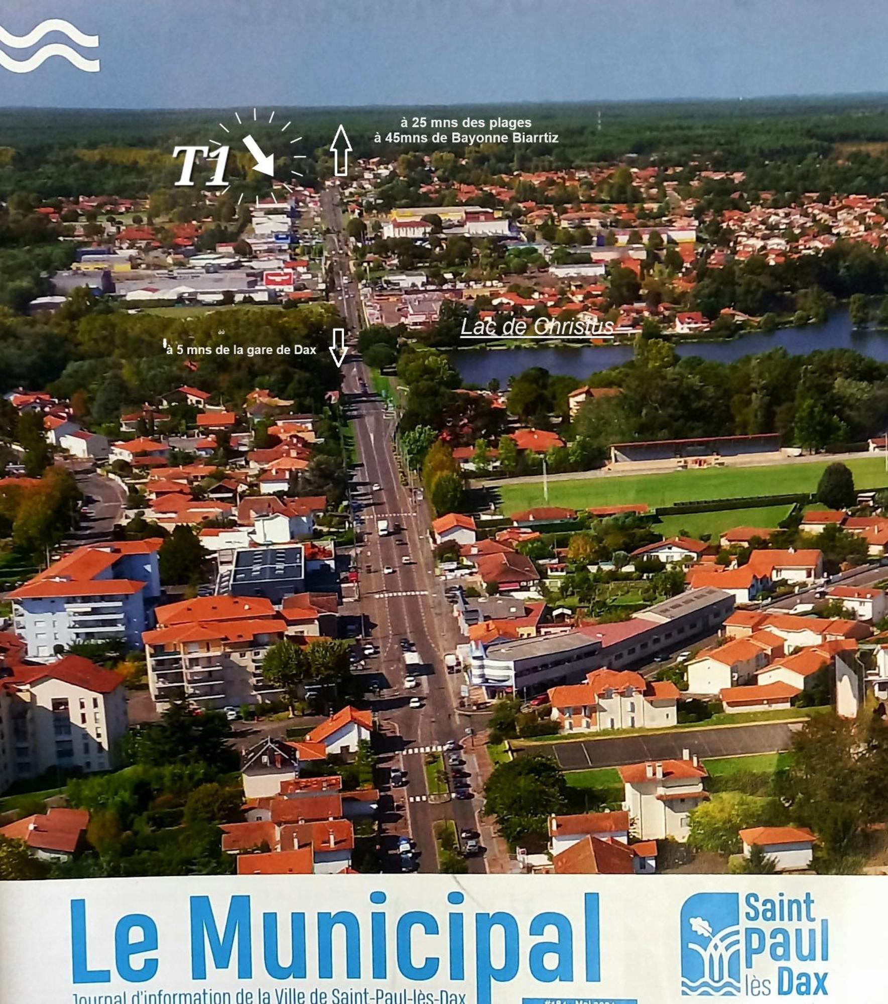 Studio Nature Et Beauregard 30M2 En Duplex Proche Lac, Cures Thermales Et Commerces Saint-Paul-les-Dax Luaran gambar